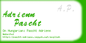 adrienn pascht business card